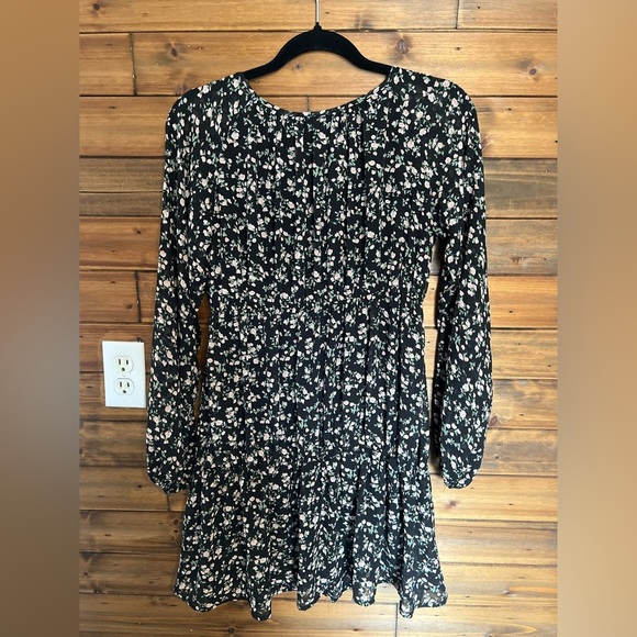 PRINCESS POLLY Polina Mini Dress In Black Floral size 0 - Picture 5 of 8